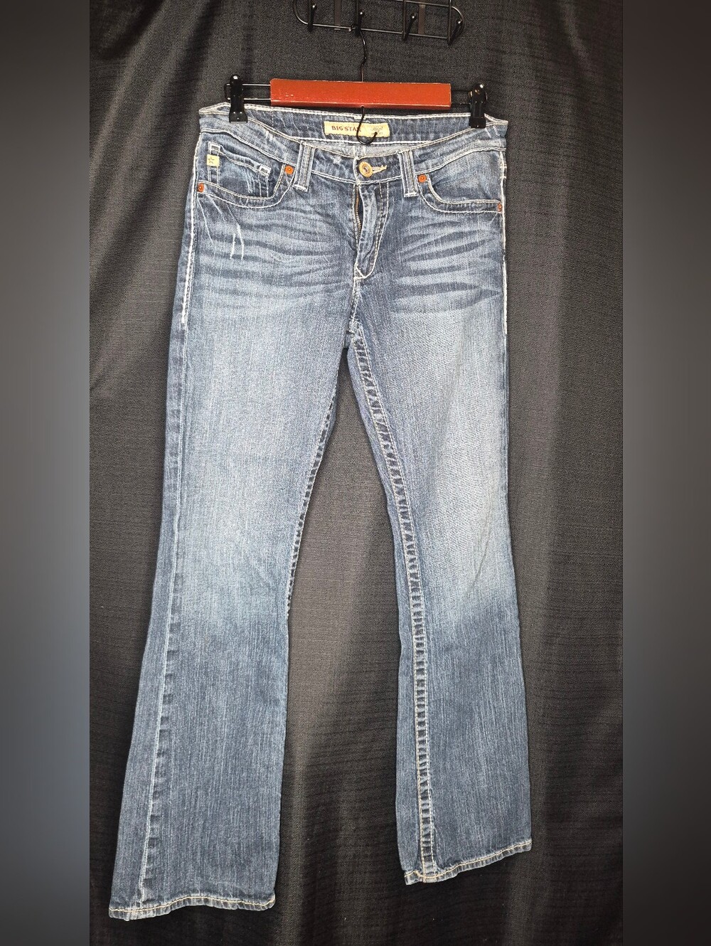 Big Star Women's Flared Jeans in Light Blue